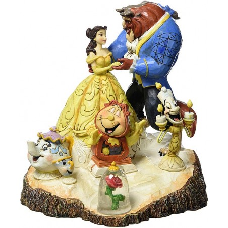 BEAUTY AND THE BEAST DIORAMA STATUE FIGURE