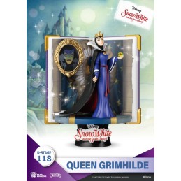 BEAST KINGDOM D-STAGE STORY BOOK SNOW WHITE AND THE SEVEN DWARFS QUEEN GRIMHILDE STATUE FIGURE DIORAMA