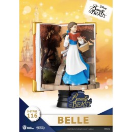 BEAST KINGDOM D-STAGE STORY BOOK BEAUTY AND THE BEAST BELLE STATUE FIGURE DIORAMA