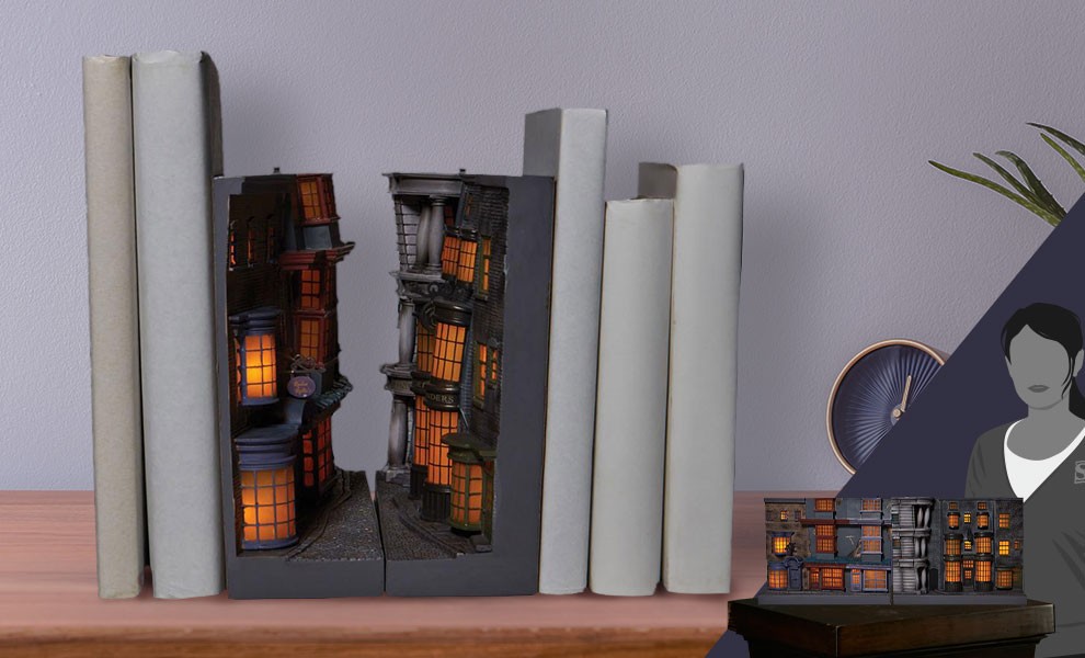 Book Nook Bookshelf Insert 3d Wooden Puzzle Building Set Model Kit With Led  Light -diy Christmas Gift