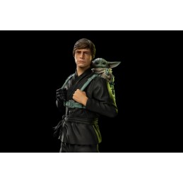 IRON STUDIOS STAR WARS LUKE SKYWALKER AND GROGU BDS ART SCALE 1/10 STATUE FIGURE