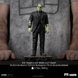 UNIVERSAL MONSTERS FRANKENSTEIN ART SCALE 1/10 STATUA FIGURE IRON STUDIOS