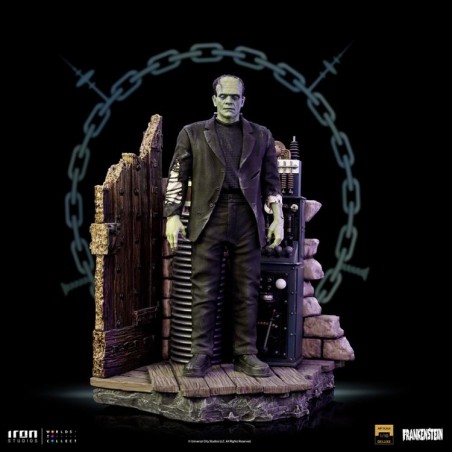 UNIVERSAL MONSTERS FRANKENSTEIN ART SCALE DELUXE 1/10 STATUA FIGURE