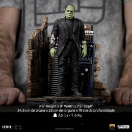 UNIVERSAL MONSTERS FRANKENSTEIN ART SCALE DELUXE 1/10 STATUA FIGURE IRON STUDIOS