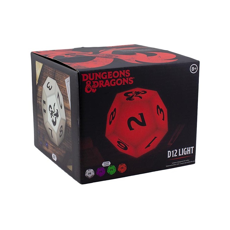 DUNGEONS AND DRAGONS D12 LIGHT MULTICOLOR LAMPADA PALADONE PRODUCTS
