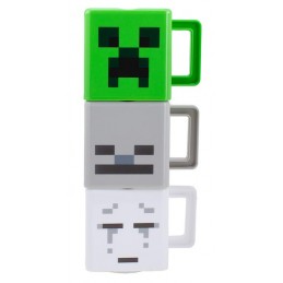 PALADONE PRODUCTS MINECRAFT 3 STACKING MUGS SET
