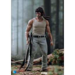 HIYA TOYS FIRST BLOOD SUPER EXQUISITE JOHN RAMBO ACTION FIGURE
