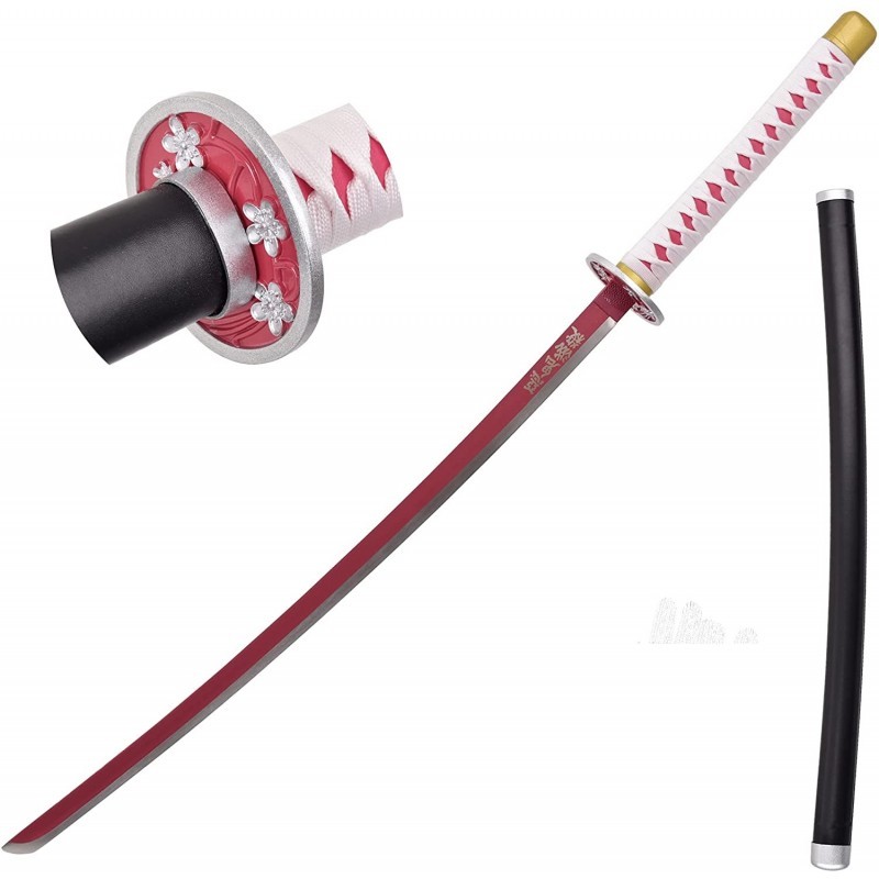 Katana Kanao Tsuyuri - Demon Slayer, Wood replica 