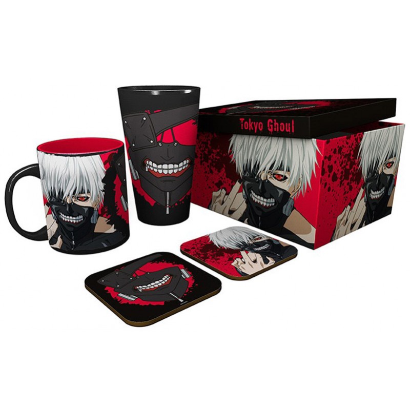 TOKYO GHOUL GIFT BOX - TAZZA SOTTOBICCHIERI E BICCHIERE ABYSTYLE