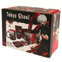 ABYSTYLE TOKYO GHOUL GIFT BOX - MUG COASTERS AND GLASS