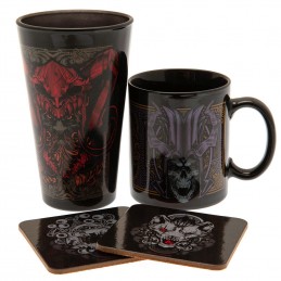 ABYSTYLE DUNGEONS AND DRAGONS GIFT BOX - MUG COASTERS AND GLASS