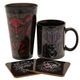 DUNGEONS AND DRAGONS GIFT BOX - TAZZA SOTTOBICCHIERI E BICCHIERE ABYSTYLE