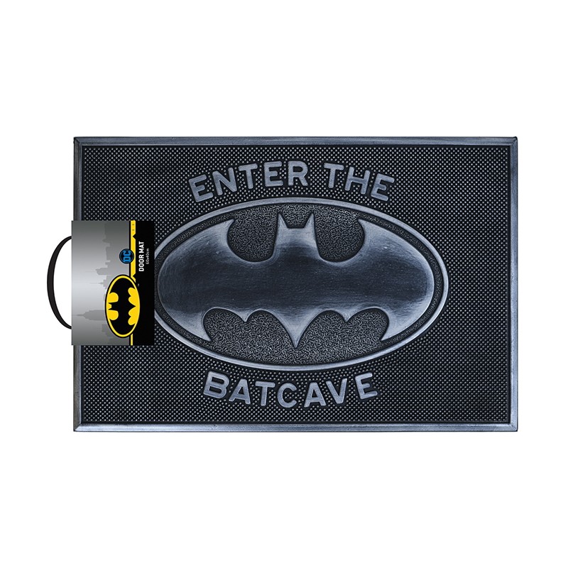 BATMAN LOGO ENTER THE BATCAVE DOORMAT ZERBINO TAPPETINO PYRAMID INTERNATIONAL BATMAN LOGO ENTER THE BATCAVE DOORMAT ZERBINO TAPPETINO PYRAMID INTERNATIONAL