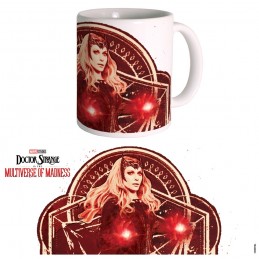 MARVEL STUDIOS DOCTOR STRANGE IN THE MULTIVERSE OF MADNESS MAD SCARLET WITCH TAZZA IN CERAMICA SEMIC