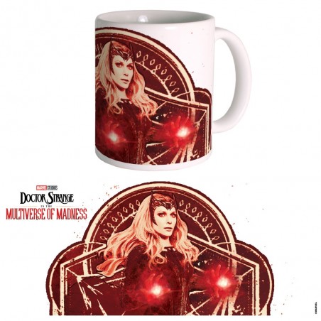 MARVEL STUDIOS DOCTOR STRANGE IN THE MULTIVERSE OF MADNESS MAD SCARLET WITCH TAZZA IN CERAMICA