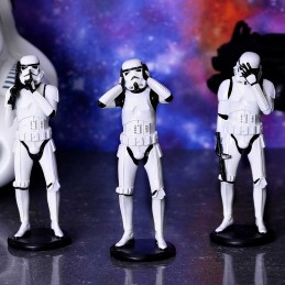 NEMESIS NOW STAR WARS - 3 WISE STORMTROOPERS SET STATUE FIGURE