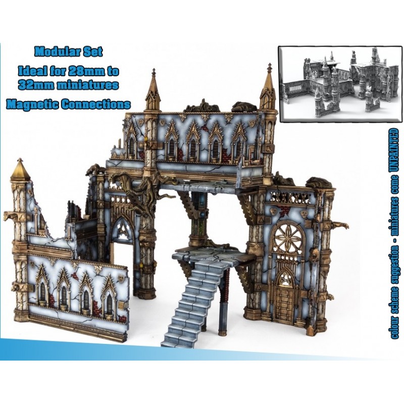 RAMPART SCENARIES ETERNAL CATHEDRAL CORE SET AMBIENTAZIONE SCENARIO ARCHON STUDIO