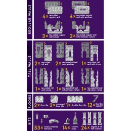 RAMPART SCENARIES ETERNAL CATHEDRAL CORE SET AMBIENTAZIONE SCENARIO ARCHON STUDIO