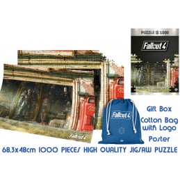 GOOD LOOT PUZZLE FALLOUT 4 GARAGE 1000 PIECES PUZZLE 48X68CM GIFT BOX