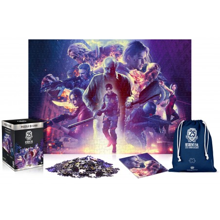 RESIDENT EVIL 25TH ANNIVERSARY 1000 PIECES PUZZLE 48X68CM GIFT BOX