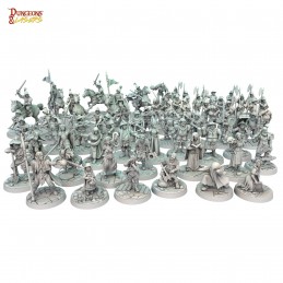 ARCHON STUDIO DUNGEONS AND LASERS TOWNSFOLK MINIATURE PACK FIGURES