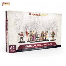 ARCHON STUDIO DUNGEONS AND LASERS TOWNSFOLK MINIATURE PACK FIGURES