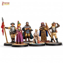 ARCHON STUDIO DUNGEONS AND LASERS TOWNSFOLK MINIATURE PACK FIGURES