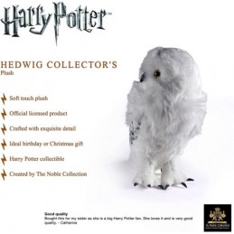 HARRY POTTER - HEDWIG EDVIGE PELUCHE PLUSH 35 CM NOBLE COLLECTIONS
