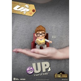 BEAST KINGDOM DISNEY PIXAR MINI EGG ATTACK UP CARL AND ELLIE FIGURES