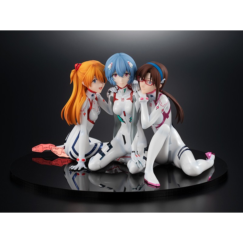 EVANGELION 3.0+1.0 ASUKA REI AND MARI STATUA FIGURE KADOKAWA