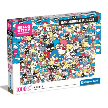 HELLO KITTY AND FRIENDS IMPOSSIBLE JIGSAW PUZZLE 1000 PCS