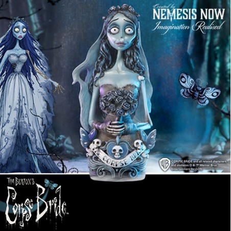 THE CORPSE BRIDE EMILY RESIN BUST STATUE