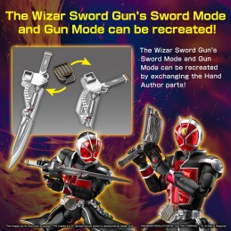BANDAI FIGURE RISE KAMEN RIDER WIZARD FLAME MODEL KIT ACTION FIGURE
