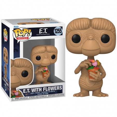 FUNKO POP! E.T. THE EXTRA-TERRESTRIAL WITH FLOWERS BOBBLE HEAD FIGURE