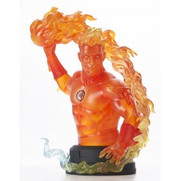 DIAMOND SELECT MARVEL ANIMATED FANTASTIC FOUR HUMAN TORCH BUST STATUE RESIN FIGURE