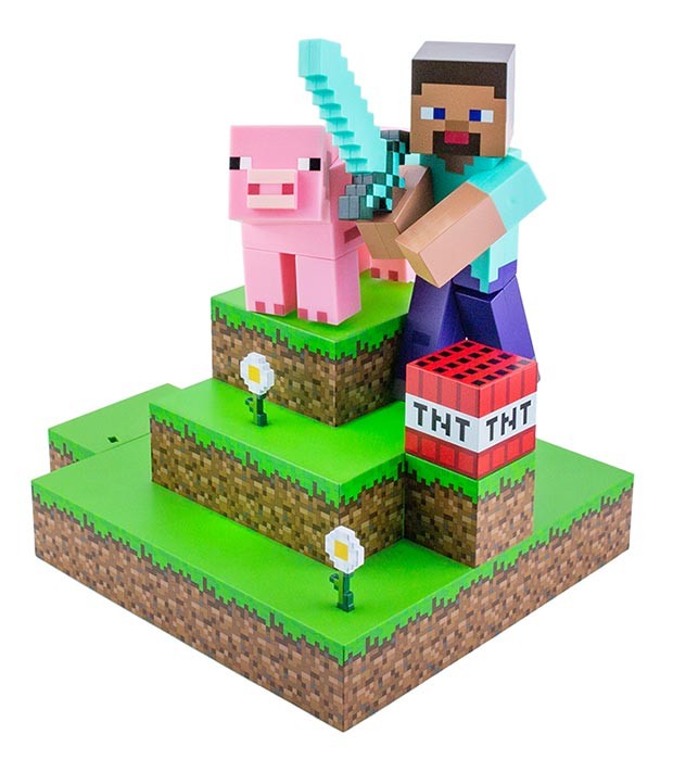 BUY MINECRAFT STEVE DIORAMA LAMP PALADONE PRODUCTS