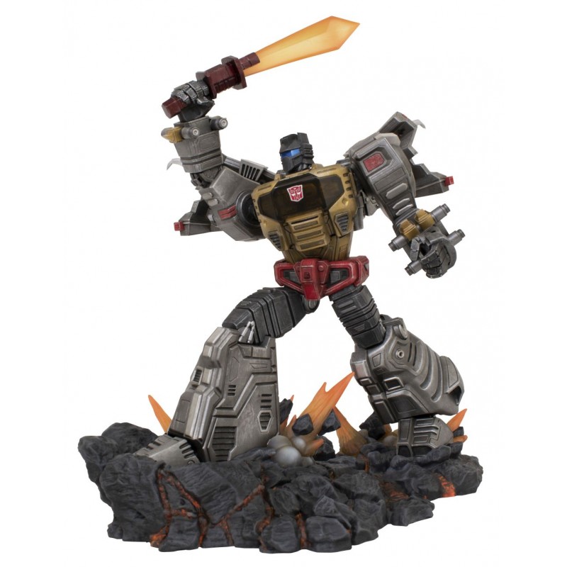 TRANSFORMERS GALLERY GRIMLOCK STATUA FIGURE DIAMOND SELECT TRANSFORMERS GALLERY GRIMLOCK STATUA FIGURE DIAMOND SELECT