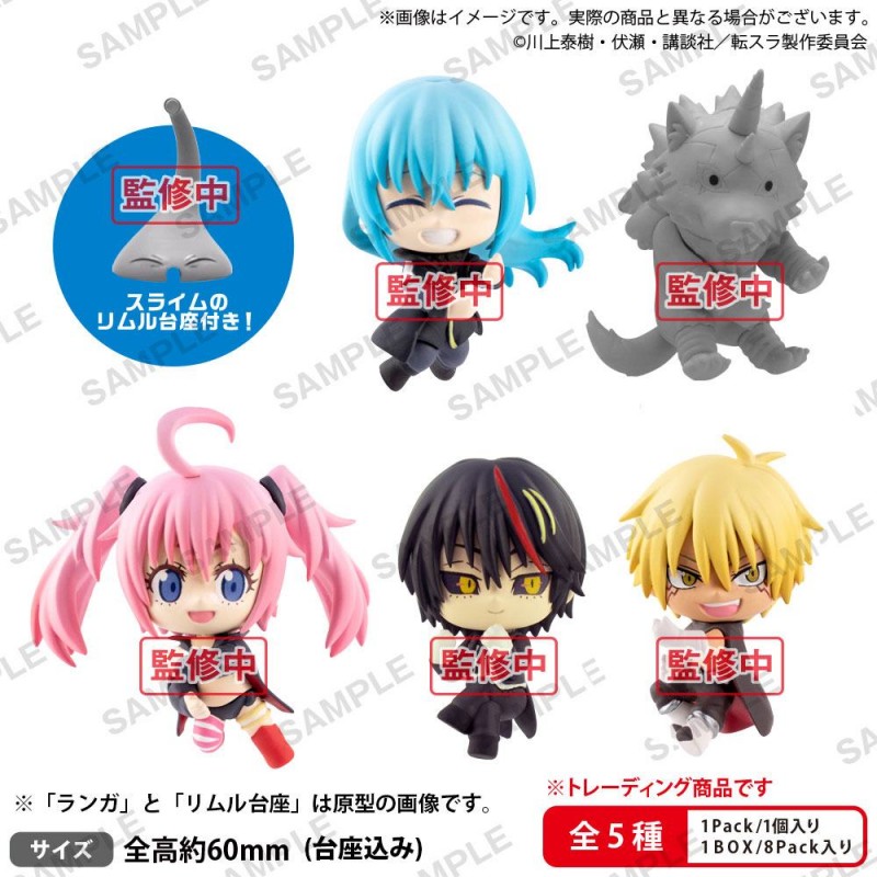 Bushiroad THAT TIME I GOT REINCARNATED AS A SLIME MUGITTO CABLE MASCOTS VOL.2 SET 8X FIGURES