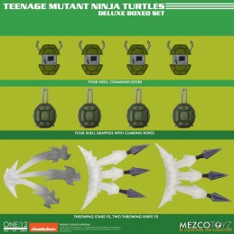 MEZCO TOYS TEENAGE MUTANT NINJA TURTLES ONE:12 COLLECTIVE DELUXE BOXED SET ACTION FIGURE