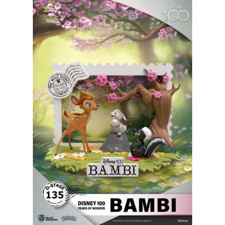 D-STAGE DISNEY 100 YEARS BAMBI STATUE FIGURE DIORAMA