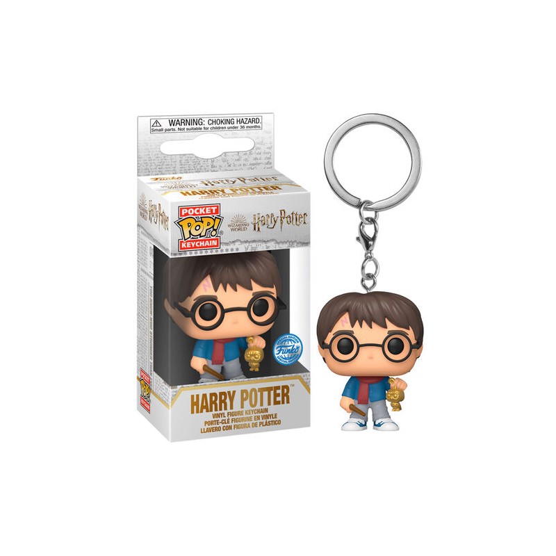 HARRY POTTER POCKET POP! HARRY HOLIDAY KEYCHAIN PORTACHIAVI FUNKO HARRY POTTER POCKET POP! HARRY HOLIDAY KEYCHAIN PORTACHIAVI FUNKO