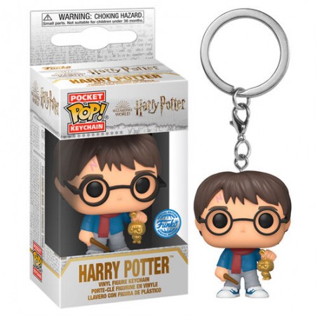HARRY POTTER POCKET POP! HARRY HOLIDAY KEYCHAIN PORTACHIAVI