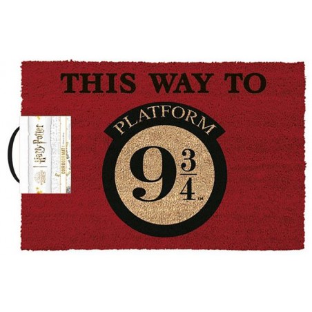 HARRY POTTER THIS WAY TO PLATFORM 9 3/4 ZERBINO TAPPETINO