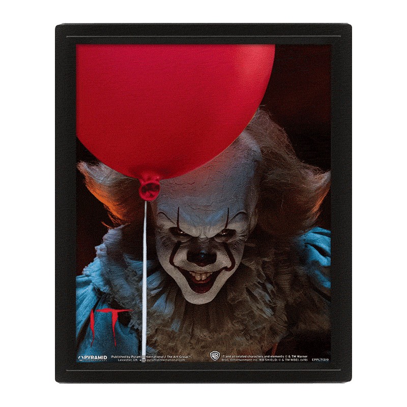 IT PENNYWISE LENTICULAR 3D POSTER 25X20CM PYRAMID INTERNATIONAL