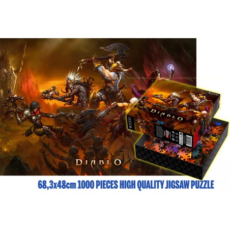 DIABLO 1000 PEZZI PUZZLE 48X68CM