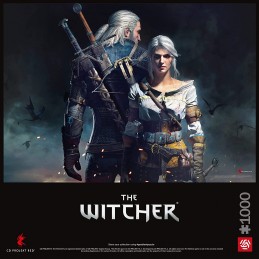 THE WITCHER GERALT AND CIRI 1000 PEZZI PUZZLE 48X68CM GOOD LOOT PUZZLE