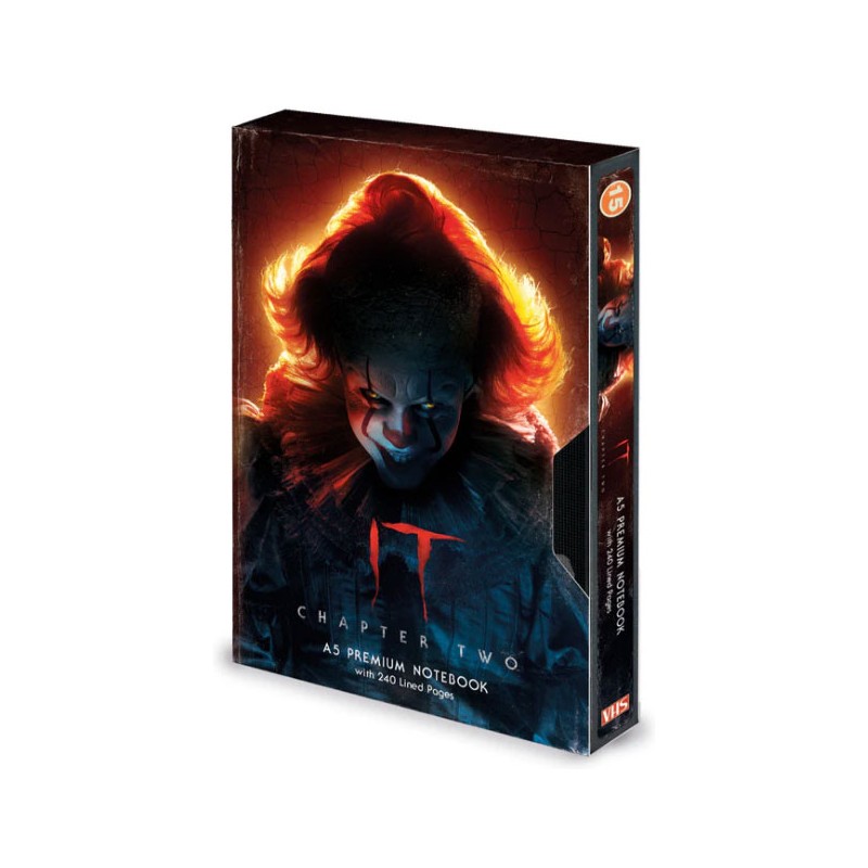 PYRAMID INTERNATIONAL IT CHAPTER 2 PENNYWISE VHS NOTEBOOK