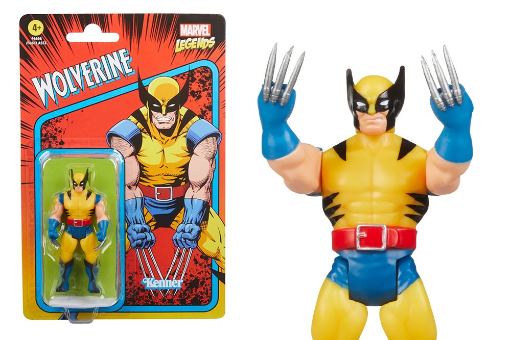 BUY MARVEL LEGENDS RETRO COLLECTION WOLVERINE ACTION FIGURE HASBRO