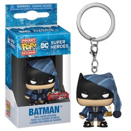 FUNKO DC SUPER HEROES POCKET POP! KEYCHAIN BATMAN HOLIDAY VER.