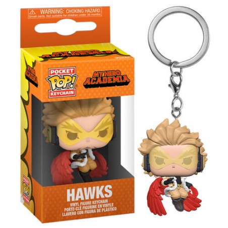 MY HERO ACADEMA POCKET POP! HAWKS KEYCHAIN PORTACHIAVI